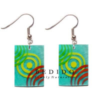 Natural Beads Dangling Earrings