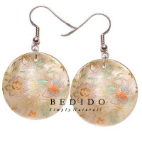 Natural Beads Dangling Earrings