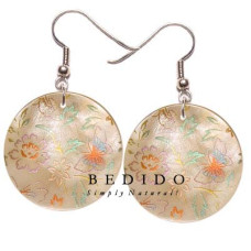 Natural Beads Dangling Earrings