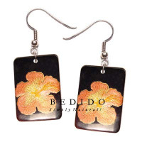 Natural Beads Dangling Earrings