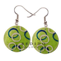 Natural Beads Dangling Earrings