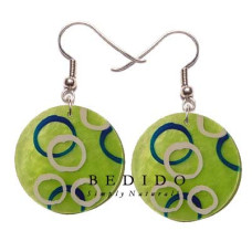 Natural Beads Dangling Earrings
