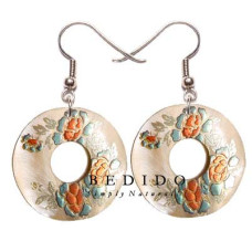 Natural Beads Dangling Earrings