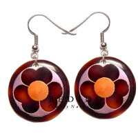 Natural Beads Dangling Earrings