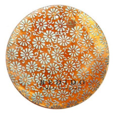 Embossed Hand Painted Shell Natural Pendant
