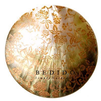 Embossed Hand Painted Shell Natural Pendant