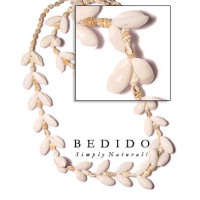 Natural Beads Lei