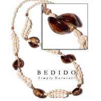 Natural Beads Lei
