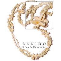 Natural Beads Lei