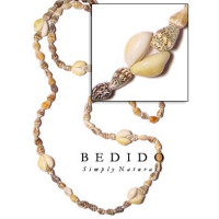 Natural Beads Lei