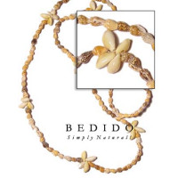 Natural Beads Lei