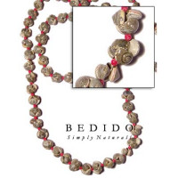 Natural Beads Lei