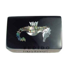 Natural Shell Enlayed Jewelry Box