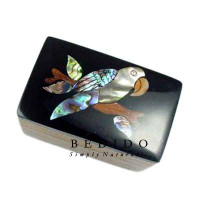 Natural Shell Enlayed Jewelry Box