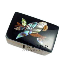 Natural Shell Enlayed Jewelry Box
