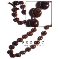 Kukui Nuts Natural Lei Necklace