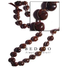 Kukui Nuts Natural Lei Necklace