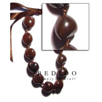 Kukui Nuts Natural Lei Necklace