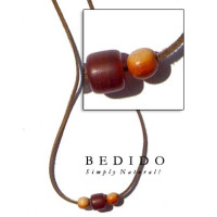 Natural Leather Cord Necklace