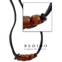 Natural Leather Cord Necklace