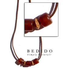 Natural Leather Cord Necklace