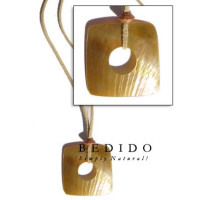 Natural Leather Cord Necklace