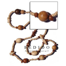 Long Endless Natural Beads Necklace