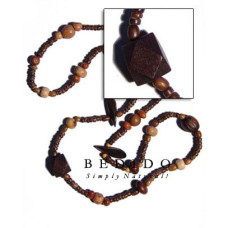 Long Endless Natural Beads Necklace