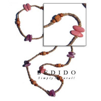 Long Endless Natural Beads Necklace