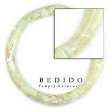 Nutural Beads Resin Bangles