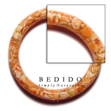 Nutural Beads Resin Bangles