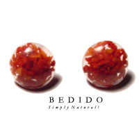 Natural Beads Dangling Earrings