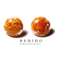 Natural Beads Dangling Earrings