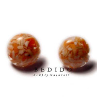 Natural Beads Dangling Earrings