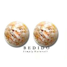 Natural Beads Dangling Earrings