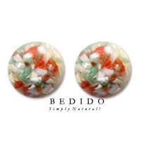 Natural Beads Dangling Earrings