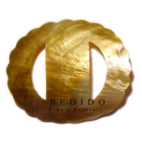 Natural Shell Sarong Belt Buckle
