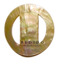 Natural Shell Sarong Belt Buckle