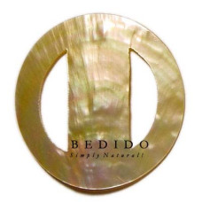 Natural Shell Sarong Belt Buckle