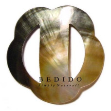 Natural Shell Sarong Belt Buckle
