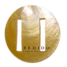 Natural Shell Sarong Belt Buckle