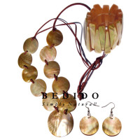 10 PCS. 35MM ROUND Set Jewelry