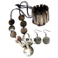 10 PCS. 35MM ROUND Set Jewelry