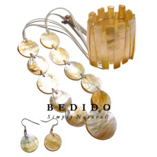 10 PCS. 35MM ROUND Set Jewelry