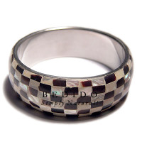 kabibe/blacktab shell combi blocking Shell Bangles