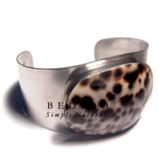 hot hippie 38mmx23mm metal Shell Bangles