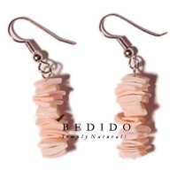 Natural Beads Dangling Earrings