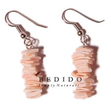 Natural Beads Dangling Earrings