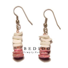 Natural Beads Dangling Earrings