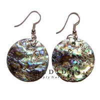 Natural Beads Dangling Earrings